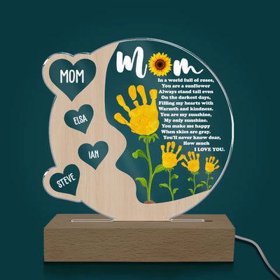 You Are My Sunshine, My Only Sunshine - Personalized  Acrylic  Lamp, Gift  For  Mother's  Day