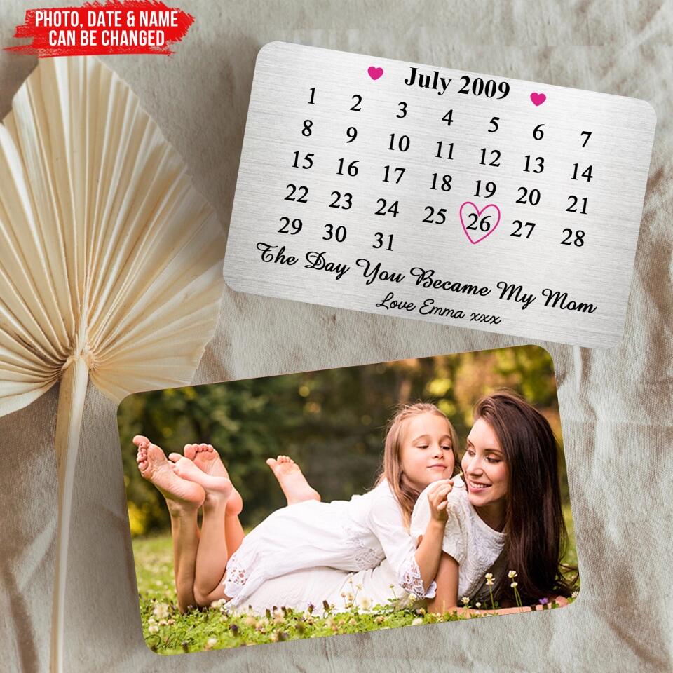 Day You Became My Mommy - Personalized Wallet Card