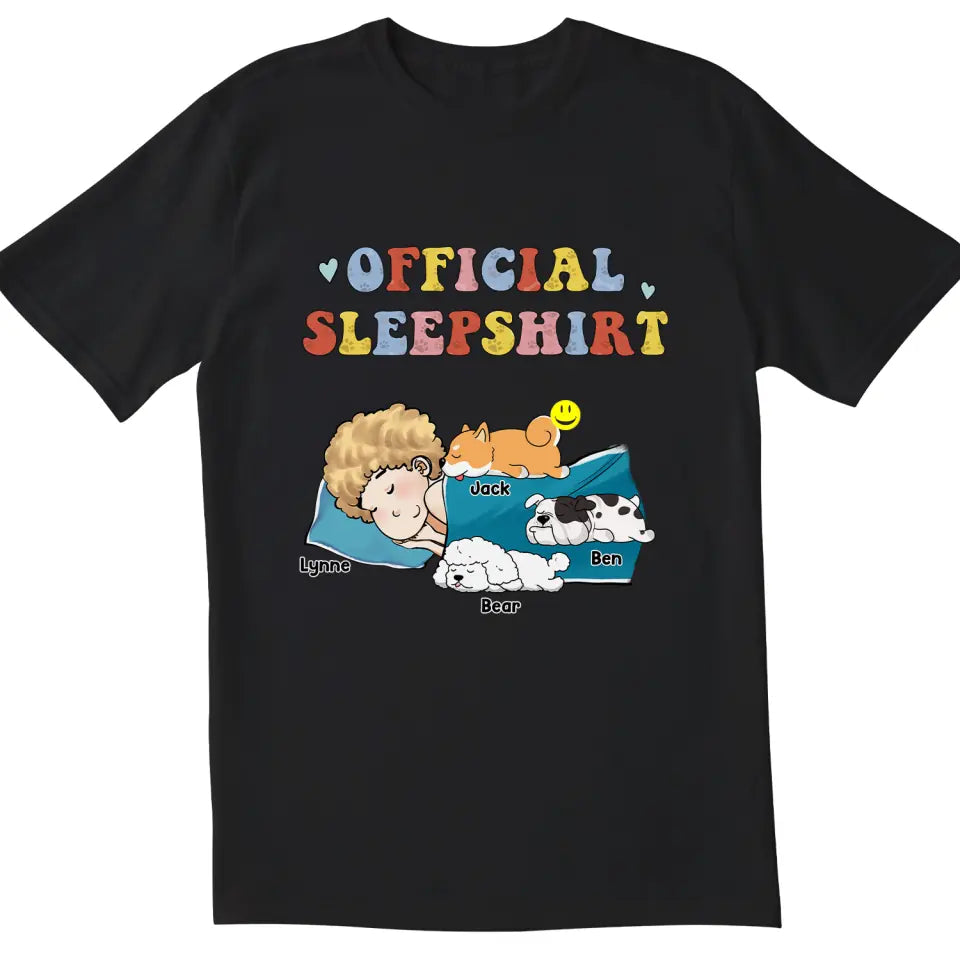 Sleeping Dog Sleepshirt - Personalized T-Shirt