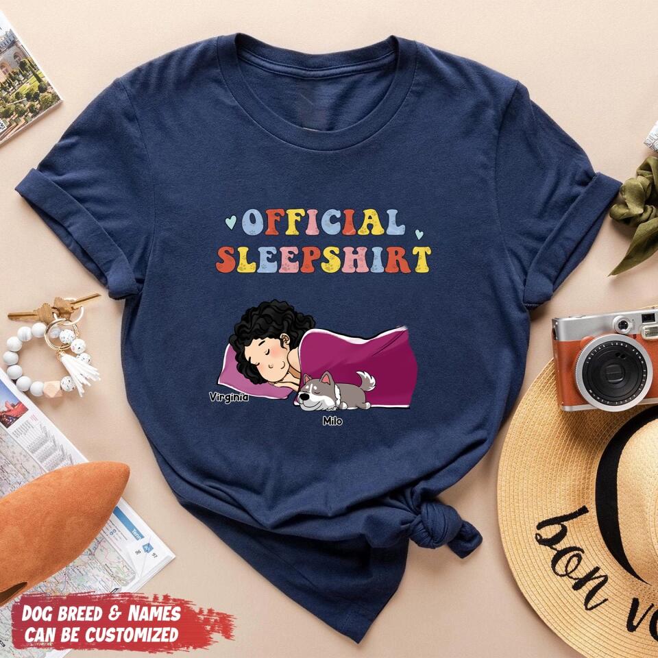 Sleeping Dog Sleepshirt - Personalized T-Shirt
