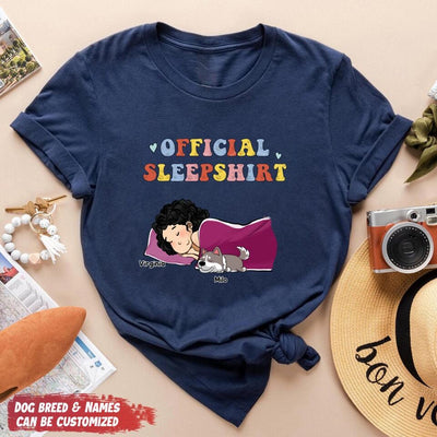 Sleeping Dog Sleepshirt - Personalized T-Shirt