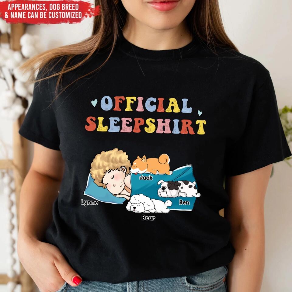 Sleeping Dog Sleepshirt - Personalized T-Shirt
