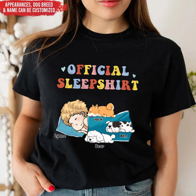 Sleeping Dog Sleepshirt - Personalized T-Shirt