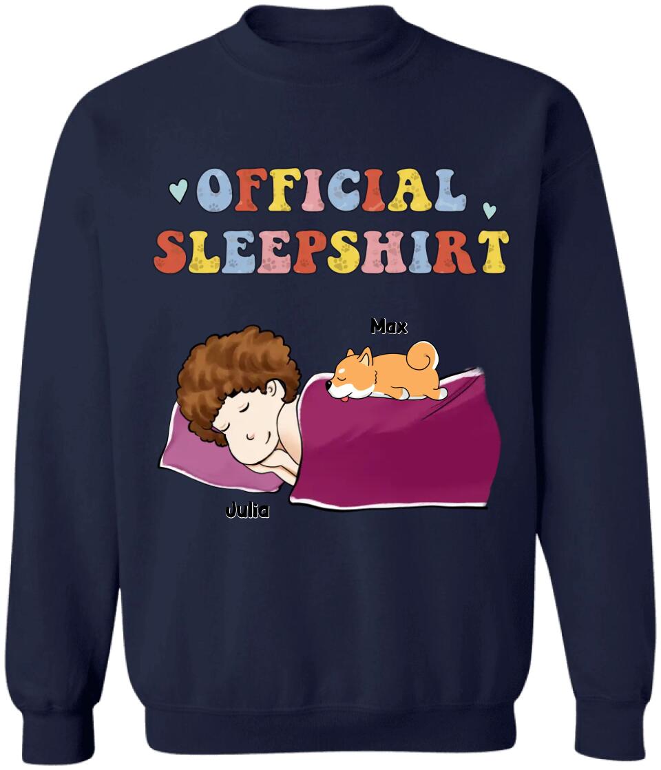 Sleeping Dog Sleepshirt - Personalized T-Shirt