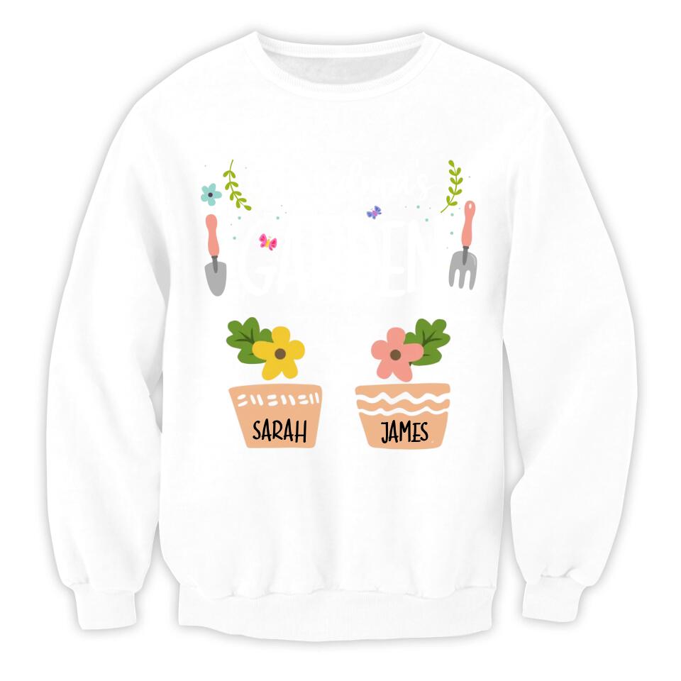 Grandma's Garden - Personalized Grandma Shirt - Gift For Grandma Nana Shirt - Grandma Tee With Grandkids Names