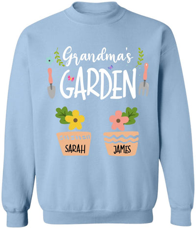Grandma's Garden - Personalized Grandma Shirt - Gift For Grandma Nana Shirt - Grandma Tee With Grandkids Names