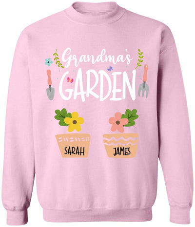 Grandma's Garden - Personalized Grandma Shirt - Gift For Grandma Nana Shirt - Grandma Tee With Grandkids Names