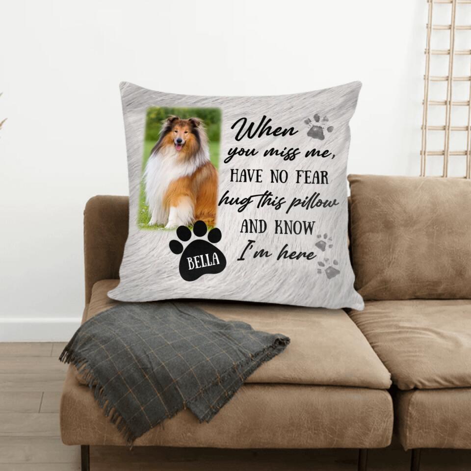 Hug This Pillow And Know I'm Here - Personalized Pillow (Insert Included)