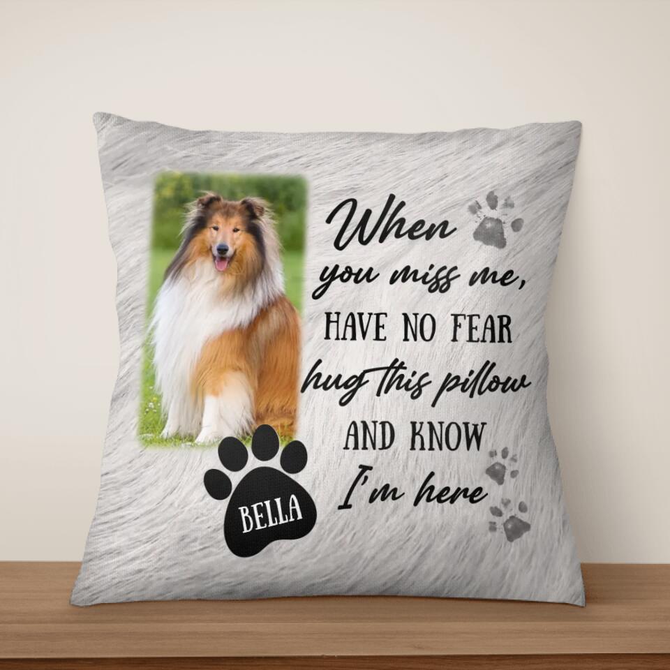 Hug This Pillow And Know I'm Here - Personalized Pillow (Insert Included)