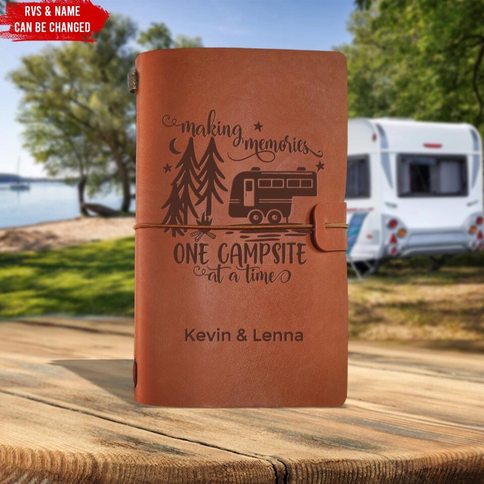 Making Memories Journal - Personalized Camping Notebook Engraved