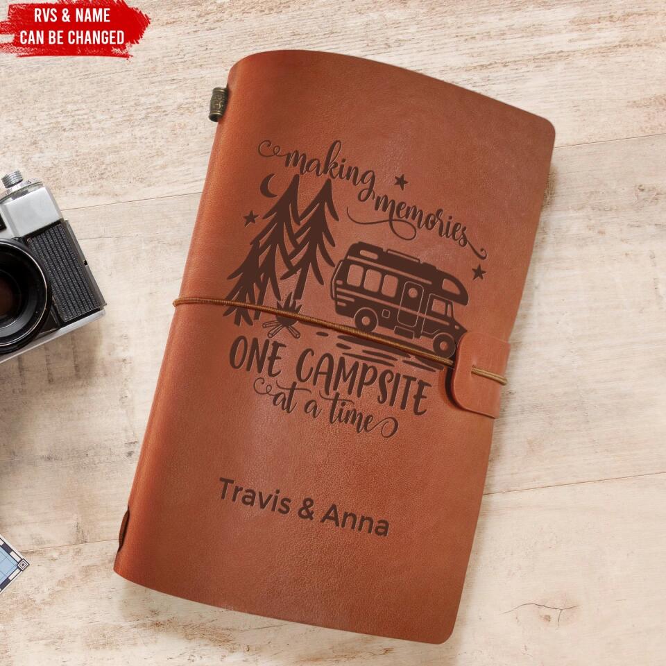 Making Memories Journal - Personalized Camping Notebook Engraved