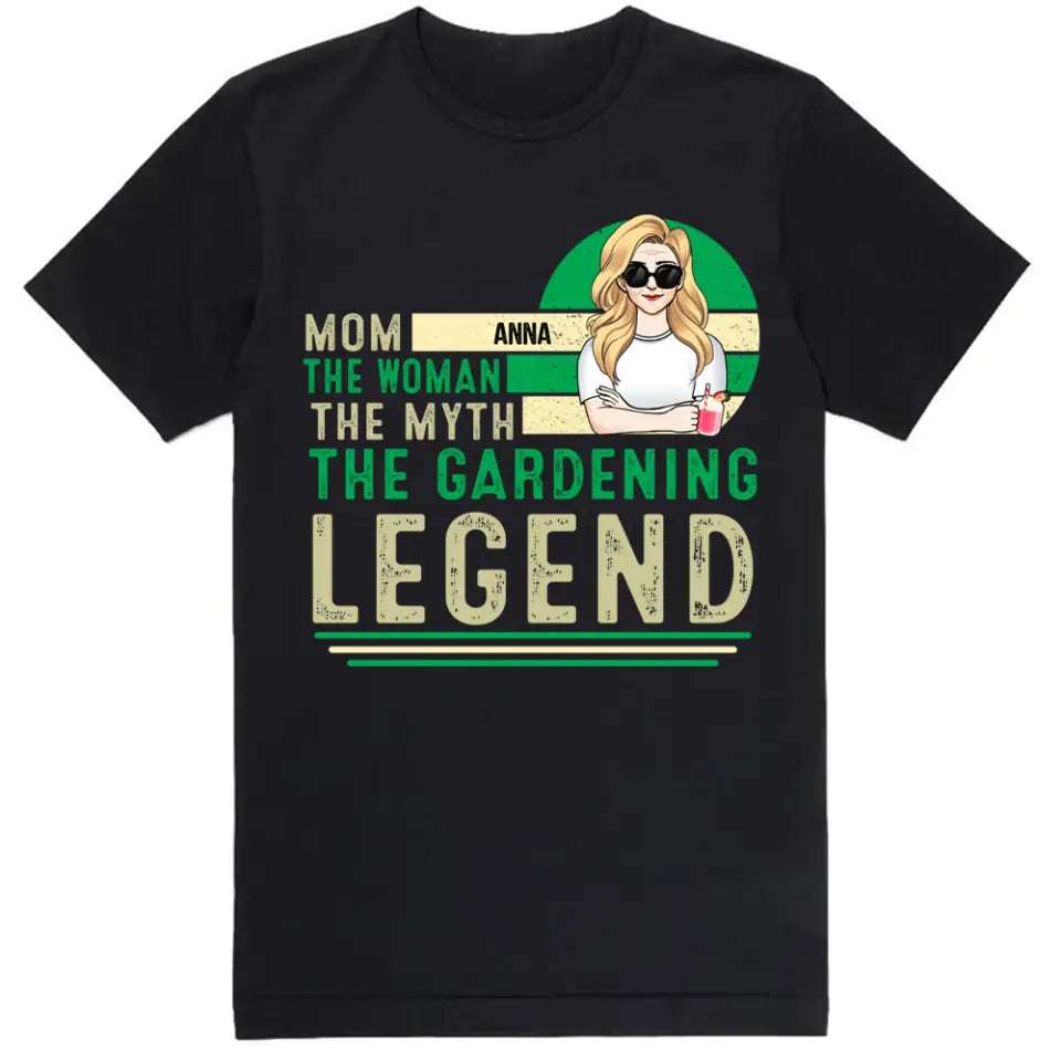 Dad The Man The Myth The Gardening Legend - Personalized  T-Shirt, Gift For Garden Lover