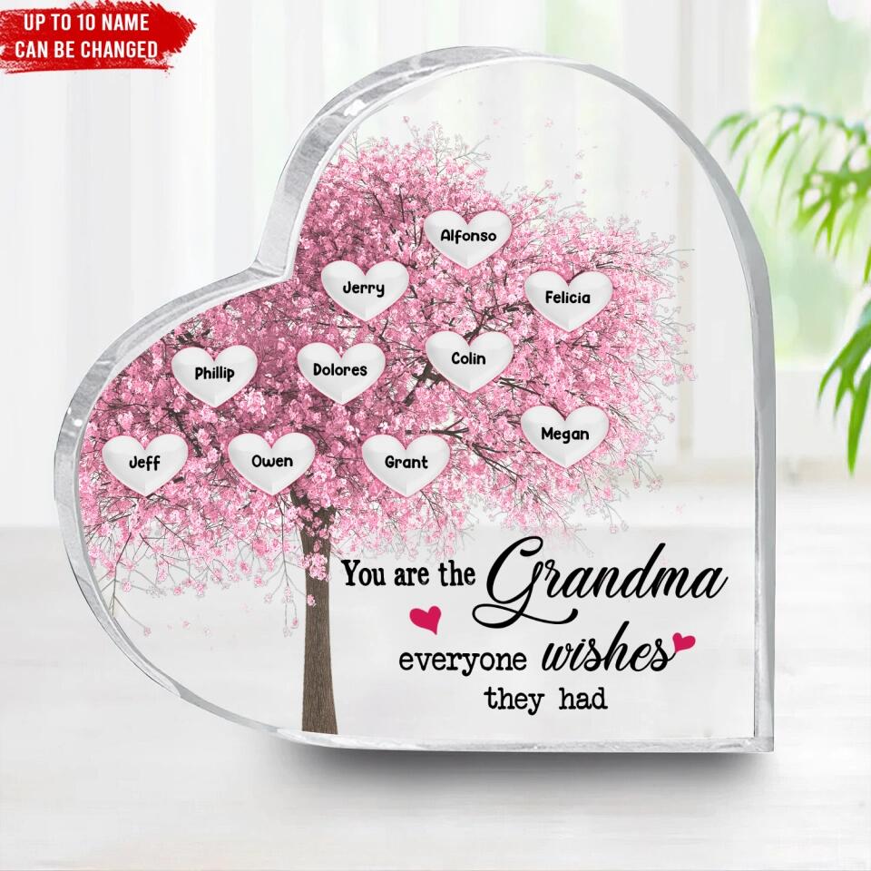 You Are The Grandma Everyone Wishes They Had - Personalized Acrylic Plaque, Gift For Grandma