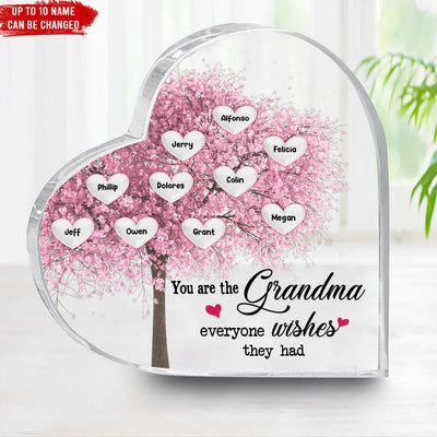 You Are The Grandma Everyone Wishes They Had - Personalized Acrylic Plaque, Gift For Grandma