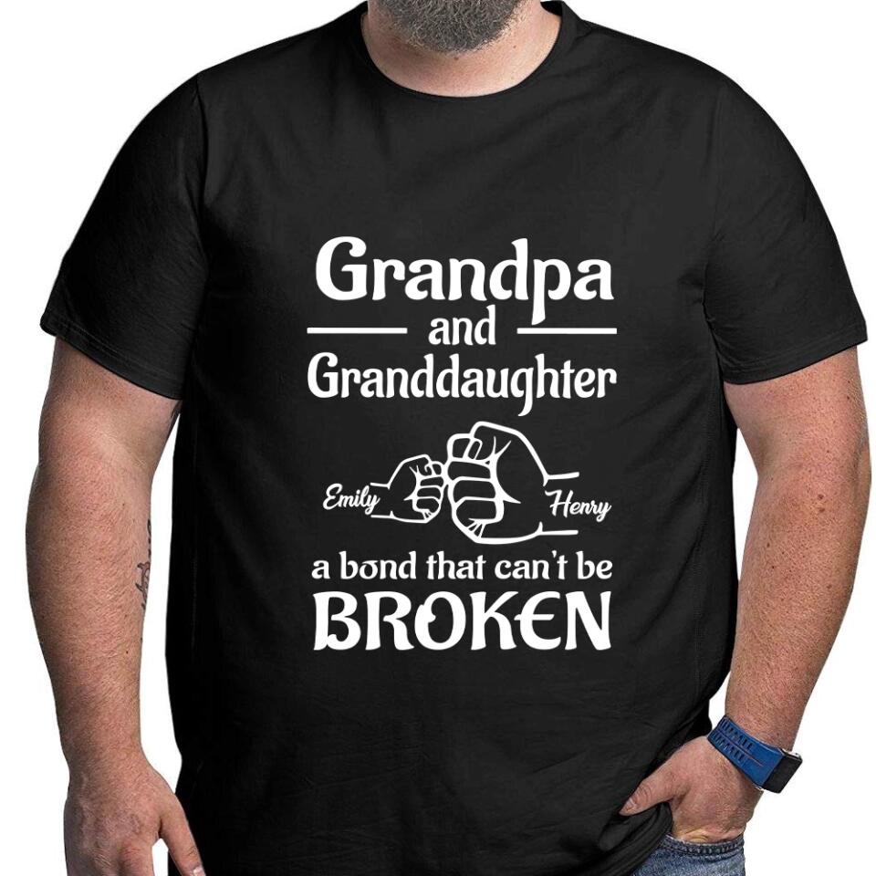 Grandma And Grandson A Bond That Can't Be Broken- Personalized Shirt, Gift For Mother's Day