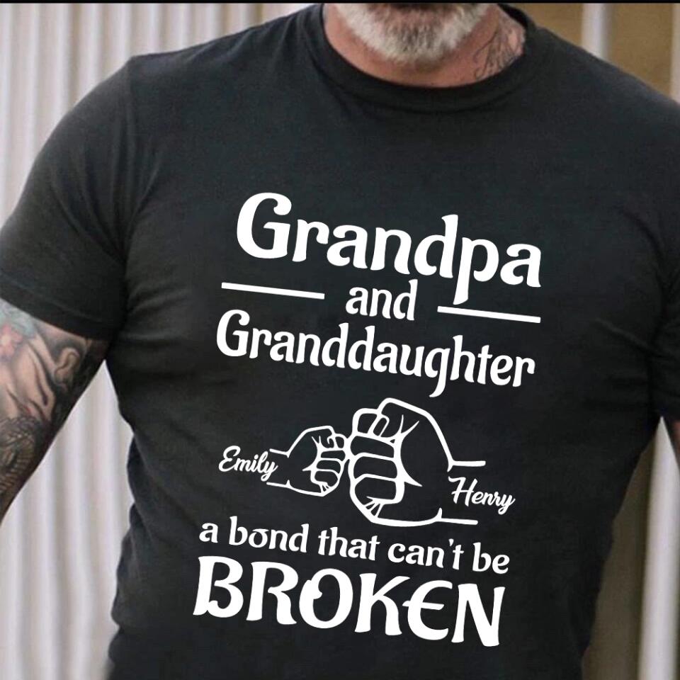 Grandma And Grandson A Bond That Can't Be Broken- Personalized Shirt, Gift For Mother's Day