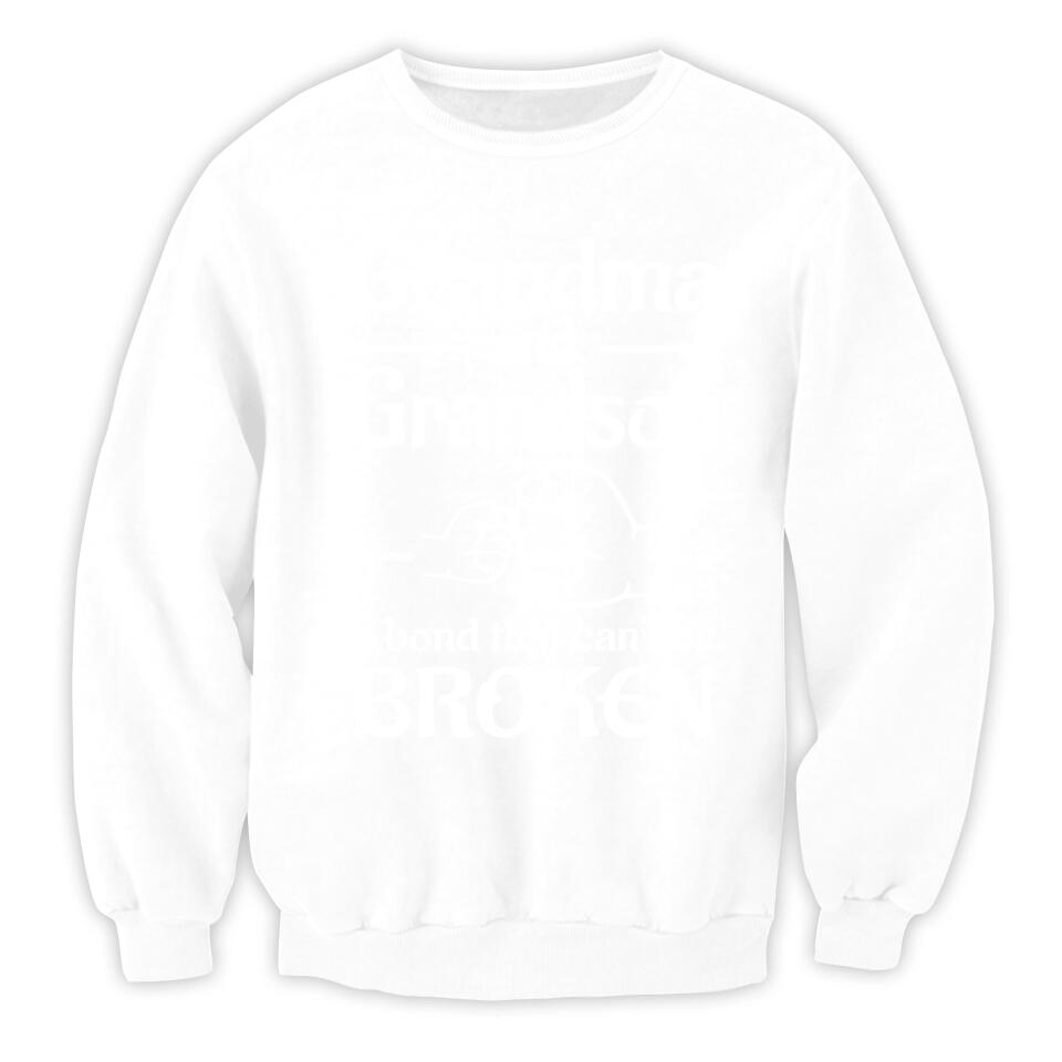 Grandma And Grandson A Bond That Can't Be Broken- Personalized Shirt, Gift For Mother's Day