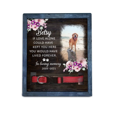 If Love Alone Could Have Kept You Here - Personalized Pet Loss Gift, Gift For Dog Lover