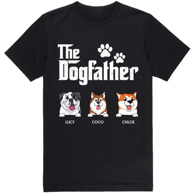 The DogFather - Personalized T-shirt For Father's Day, Gift For Dog Lovers - TS727