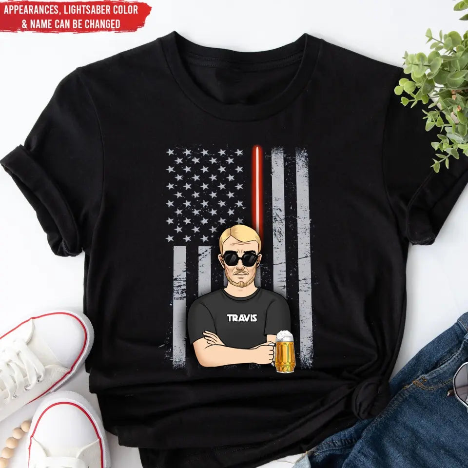 Father Cool Galaxy Shirt - Personalized, Shirt Father's Day Gift, Father's Day Gift, Galaxy's Edge