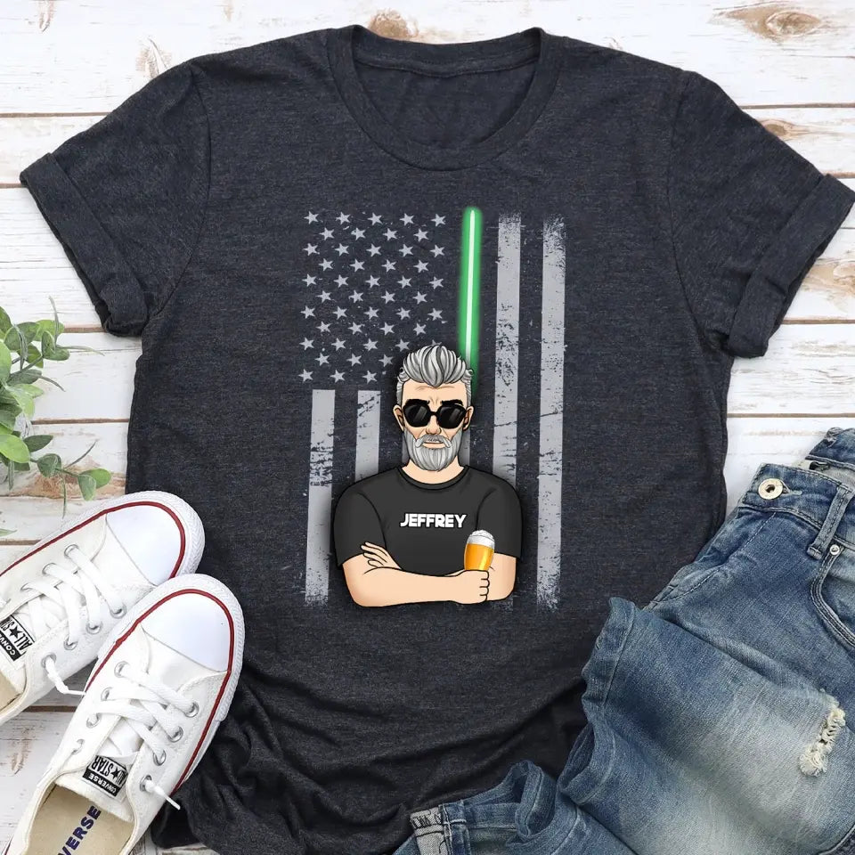 Father Cool Galaxy Shirt - Personalized, Shirt Father's Day Gift, Father's Day Gift, Galaxy's Edge