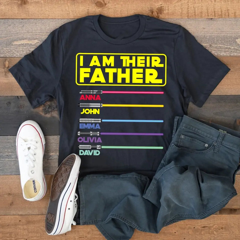 I Am Their Father/Mother - Personalized T-Shirt, Gift For Father's Day, Mother's Day