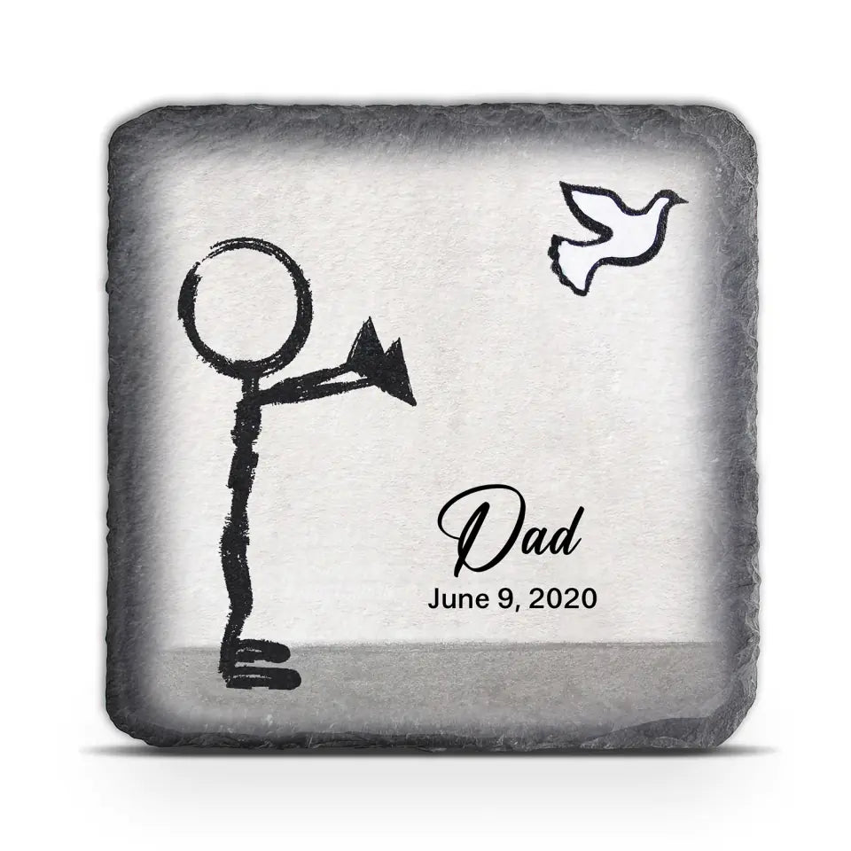 Memorial Stone For Loved Ones Have Passed Away- Personalized Memorial Stone