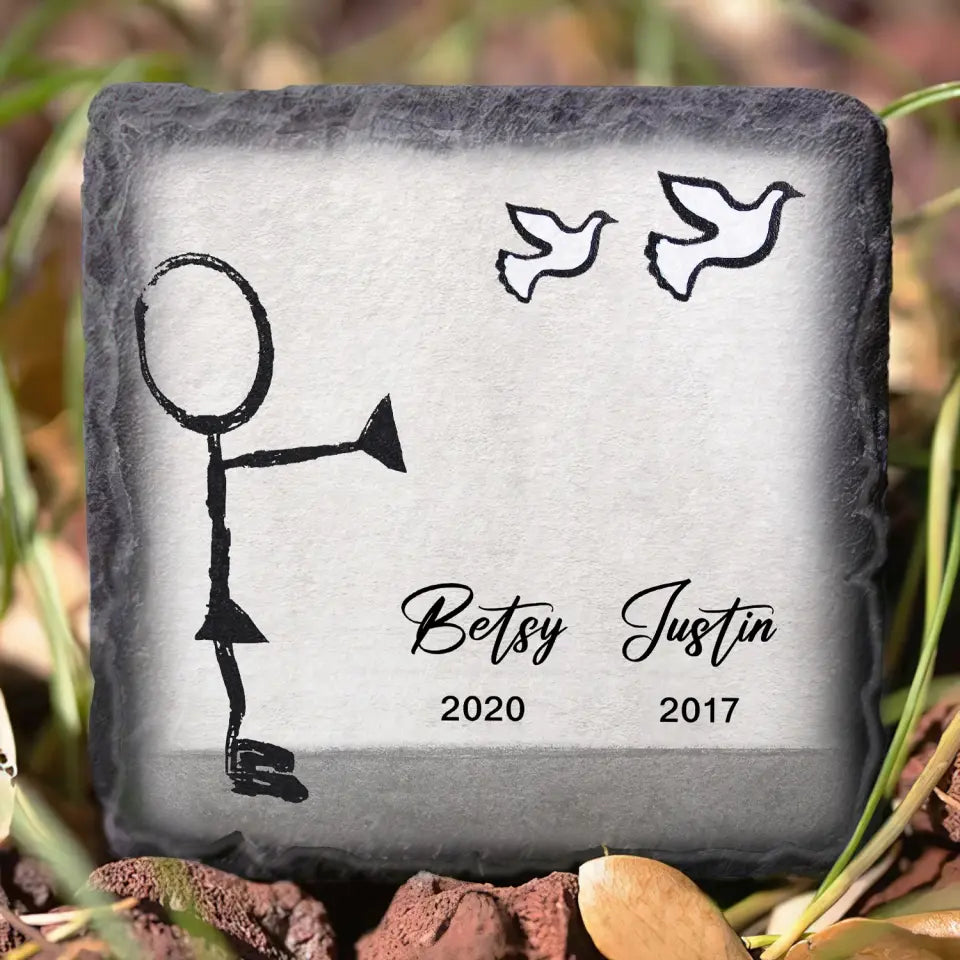 Memorial Stone For Loved Ones Have Passed Away- Personalized Memorial Stone