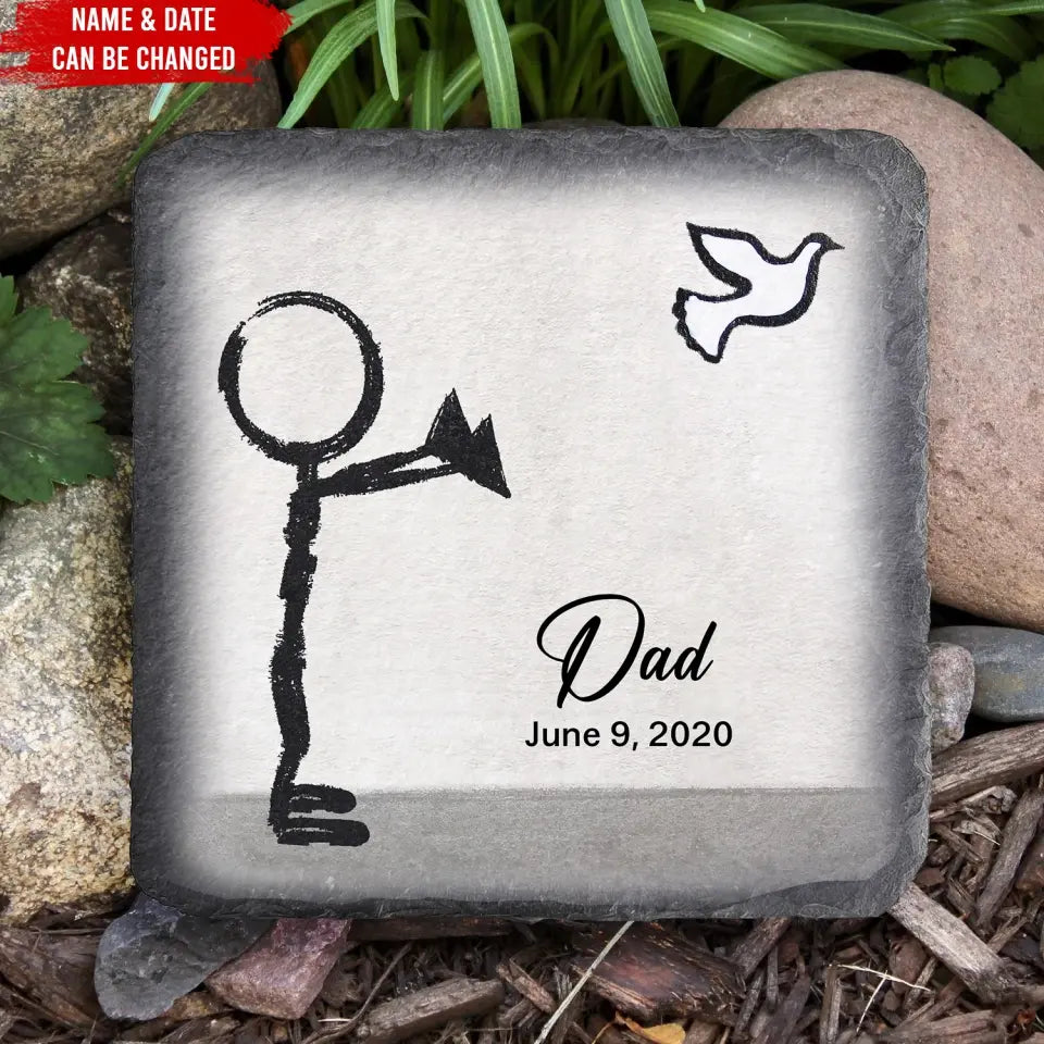 Memorial Stone For Loved Ones Have Passed Away- Personalized Memorial Stone