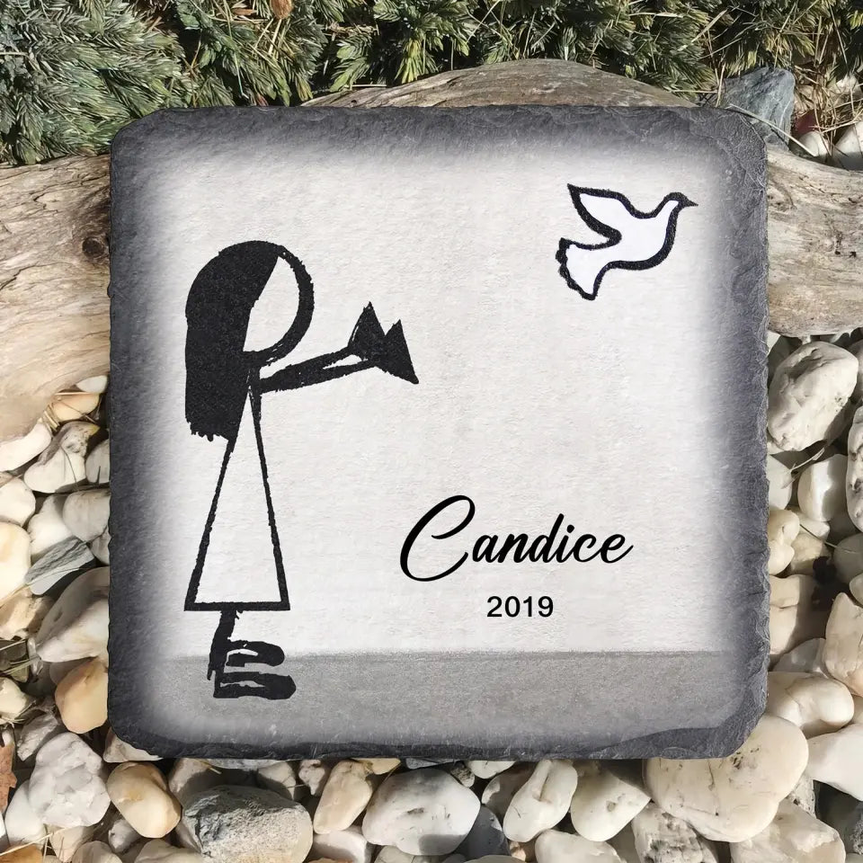 Memorial Stone For Loved Ones Have Passed Away- Personalized Memorial Stone