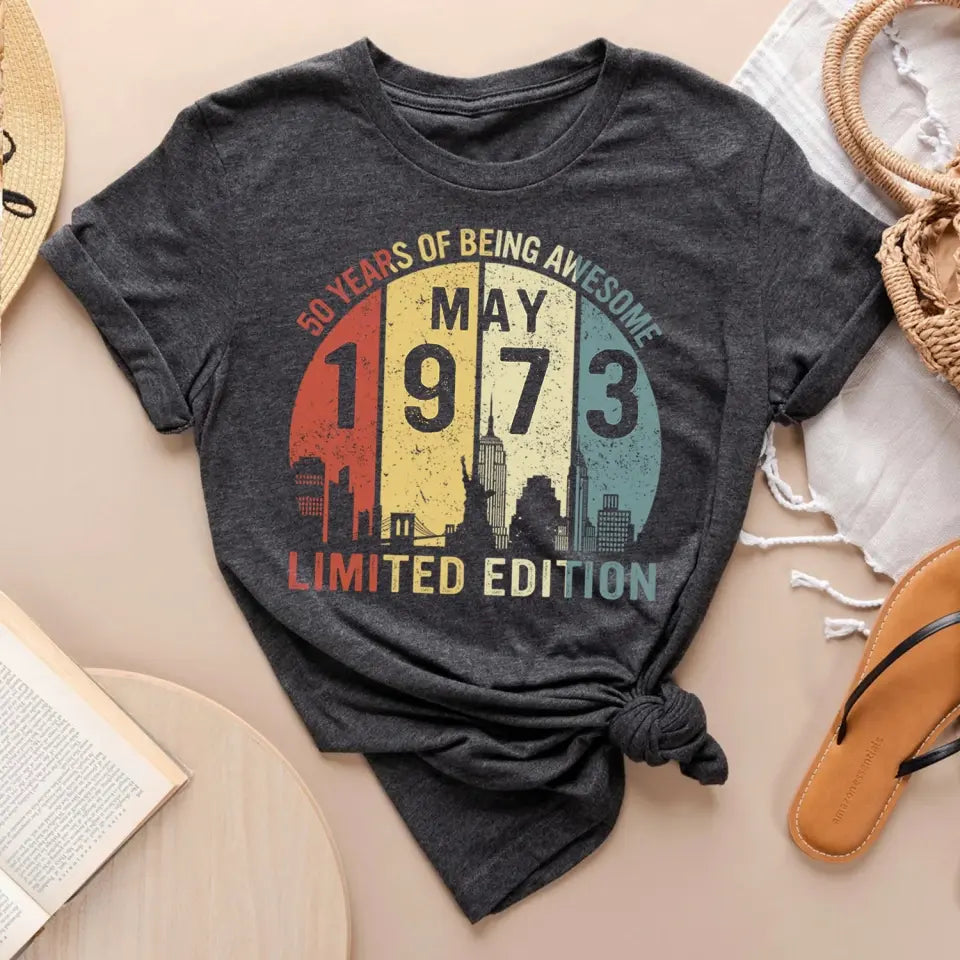 Make In 1983 Limited Edition - Personalized Year Of Birth T-Shirt, Vintage Shirt