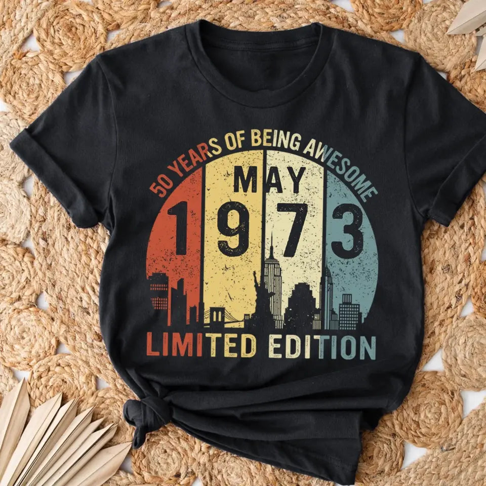 Make In 1983 Limited Edition - Personalized Year Of Birth T-Shirt, Vintage Shirt