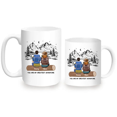 You Are My Greatest Adventure - Personalized Camping Mug, Gift For Camping Couple