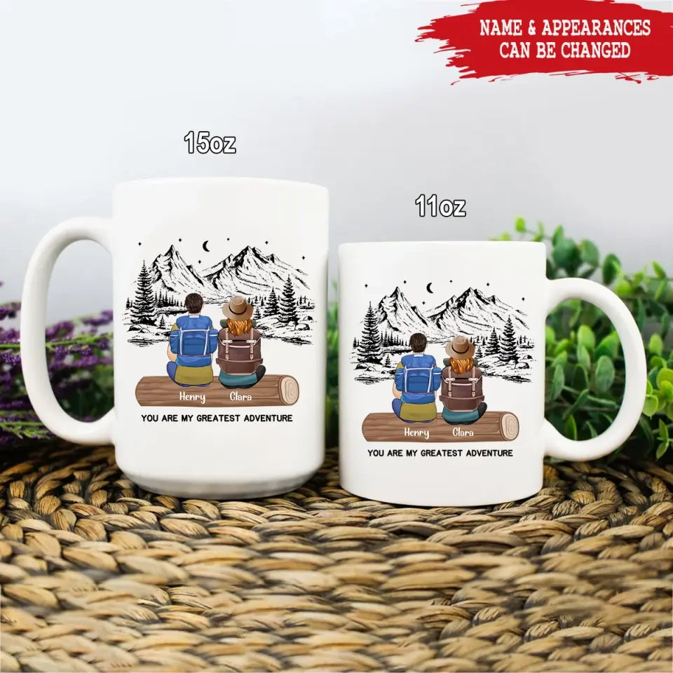 You Are My Greatest Adventure - Personalized Camping Mug, Gift For Camping Couple