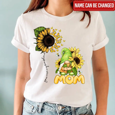 You Are My Sunshine - Personalized Mom Shirt Gnome - Mother's Day Gnome Shirt - Mom Gift