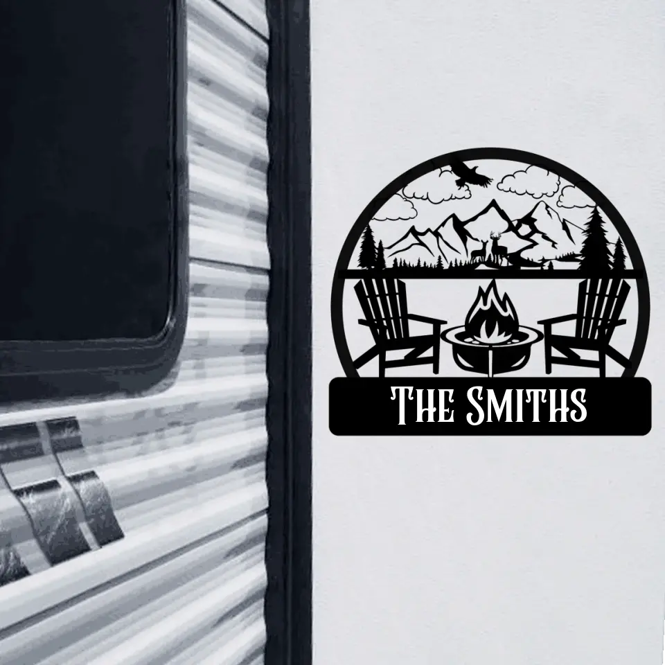 The Best Memories Are Made in A Camper - Personalized Decal, Gift For Campers