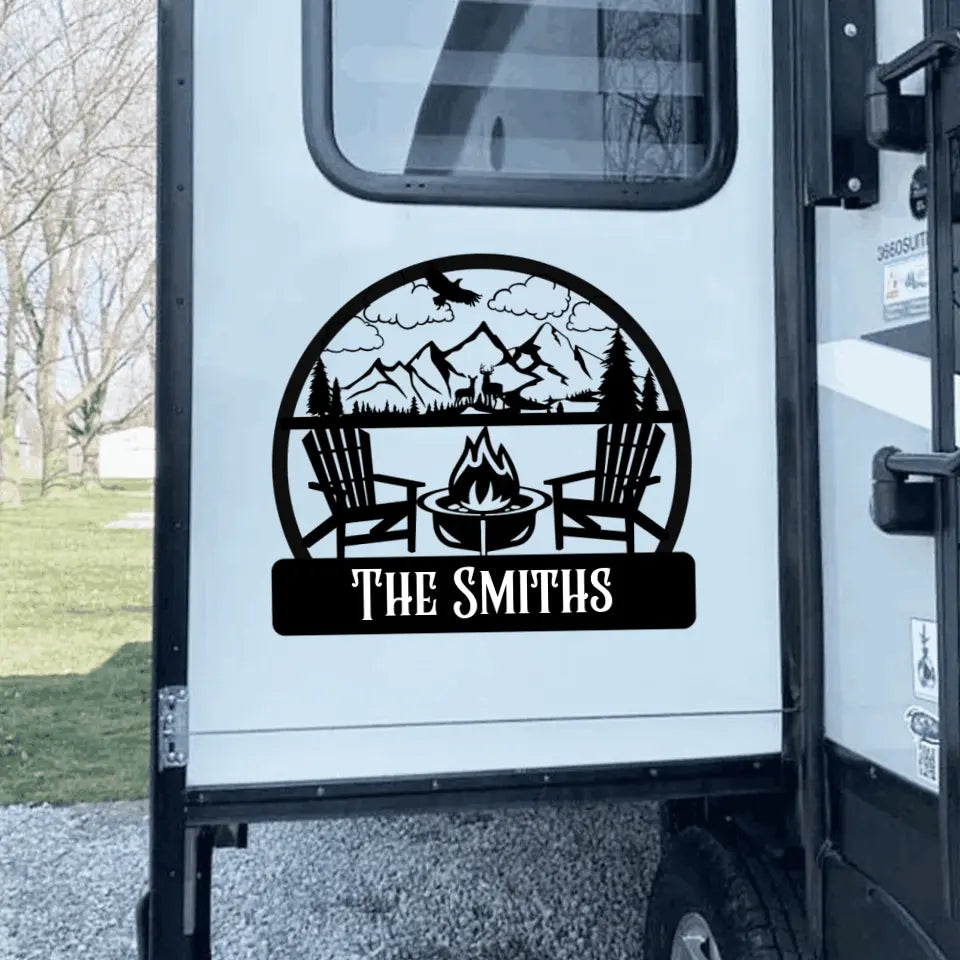 The Best Memories Are Made in A Camper - Personalized Decal, Gift For Campers