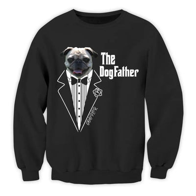 The DogFather/ CatFather - Personalized T-Shirt, Happy Father's Day, Dog Dad Gift, Cat Dad Gift