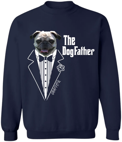 The DogFather/ CatFather - Personalized T-Shirt, Happy Father's Day, Dog Dad Gift, Cat Dad Gift