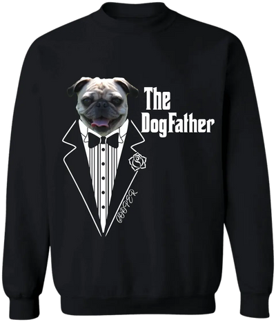 The DogFather/ CatFather - Personalized T-Shirt, Happy Father's Day, Dog Dad Gift, Cat Dad Gift