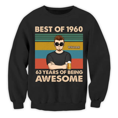 Years of Being Awesome - Personalized T-Shirt, Father's Day Gift Ideas