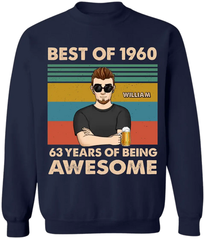 Years of Being Awesome - Personalized T-Shirt, Father's Day Gift Ideas
