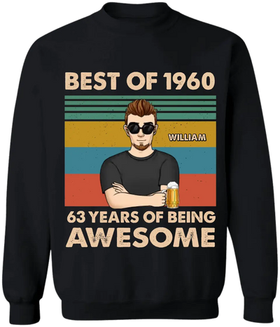 Years of Being Awesome - Personalized T-Shirt, Father's Day Gift Ideas