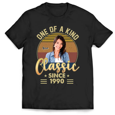 One Of A Kind Classic - Personalized T-Shirt, Photo Birthday T-Shirt, Loving Gift For Birthday
