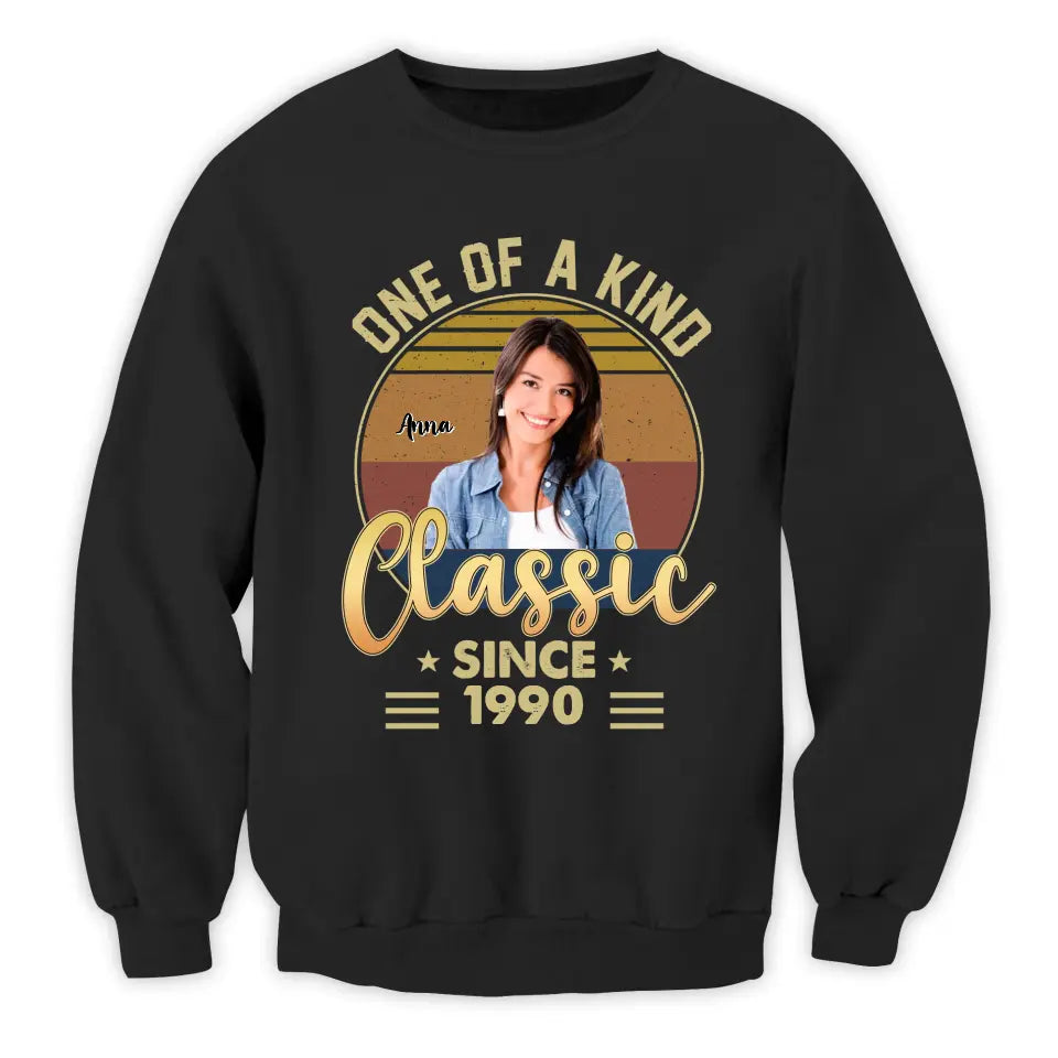 One Of A Kind Classic - Personalized T-Shirt, Photo Birthday T-Shirt, Loving Gift For Birthday