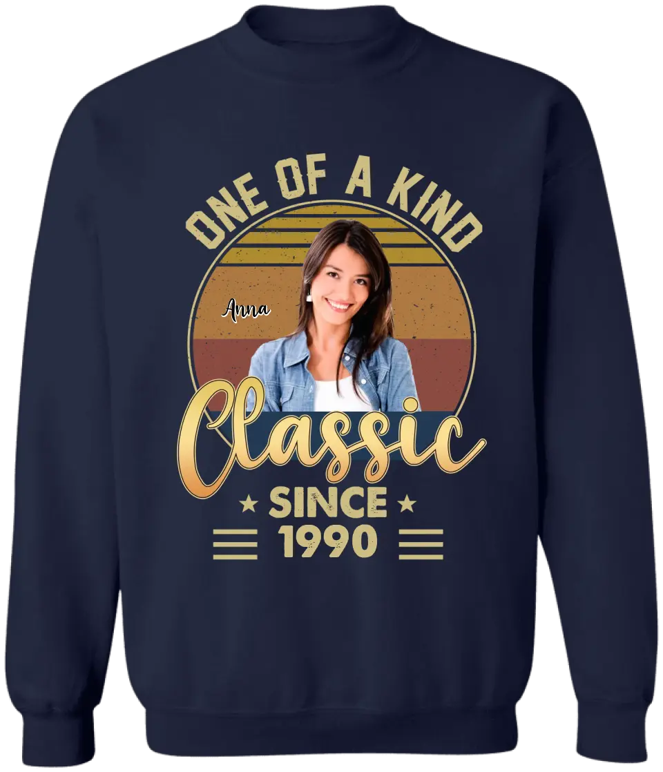 One Of A Kind Classic - Personalized T-Shirt, Photo Birthday T-Shirt, Loving Gift For Birthday