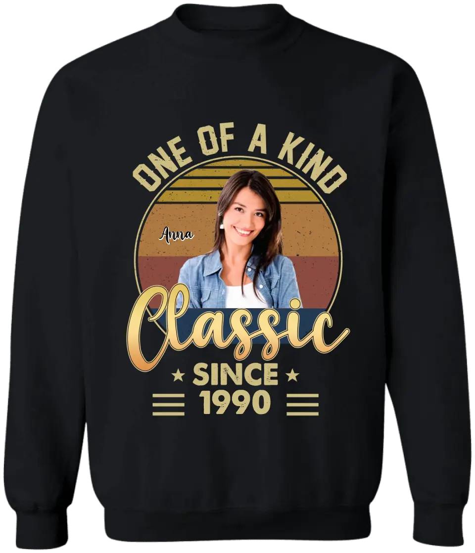 One Of A Kind Classic - Personalized T-Shirt, Photo Birthday T-Shirt, Loving Gift For Birthday