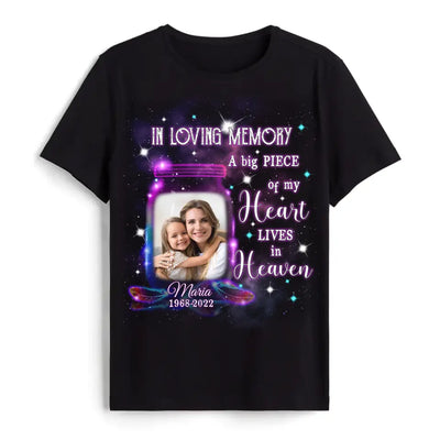 In Loving Memory Family Loss Custom Photo - Personalized T-shirt,  Memorial Gift For Loss of Loved One