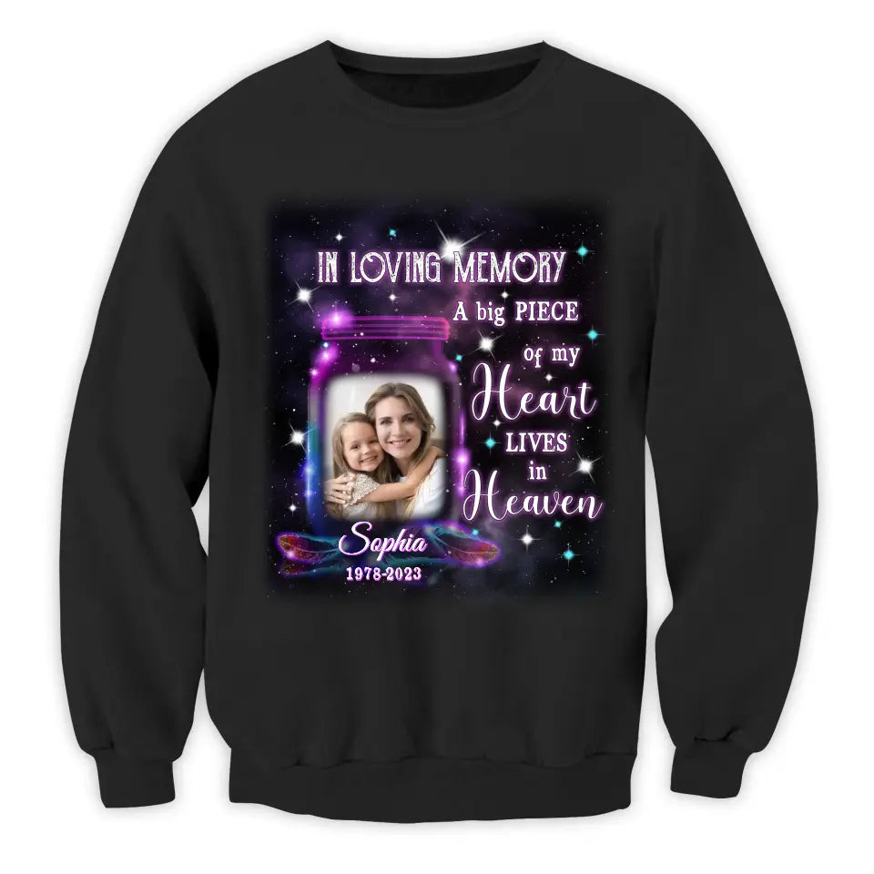 In Loving Memory Family Loss Custom Photo - Personalized T-shirt,  Memorial Gift For Loss of Loved One