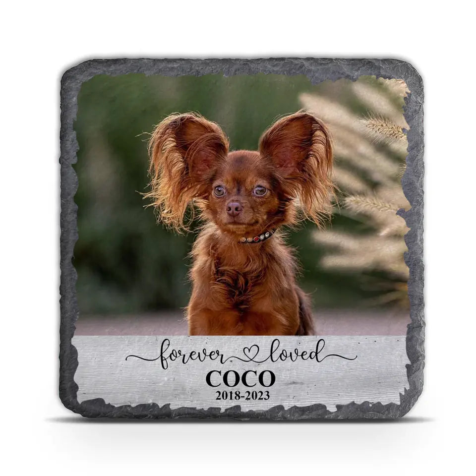 Forever Loved - Personalized Stone, Memorial Gift, Gift For Pet Lover